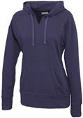 Pennant Ladies Hangout Fleece V-Cutout Hoodies