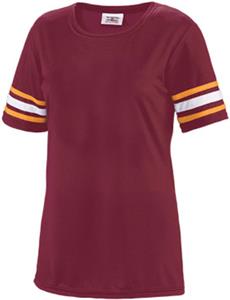 MAROON/GOLD/WHITE