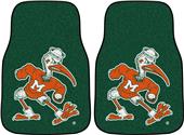 Fan Mats Miami Hurricanes Carpet Car Mats (set) Fan Mats Miami Hurricanes Carpet Car Mats (set)