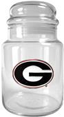 NCAA Georgia Bulldogs Glass Candy Jar