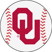 Fan Mats University of Oklahoma Baseball Mat Fan Mats University of Oklahoma Baseball Mat