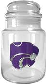NCAA Kansas State Wildcats Glass Candy Jar