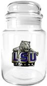 NCAA LSU Tigers Glass Candy Jar