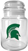 NCAA Michigan State Spartans Glass Candy Jar