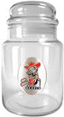 NCAA Mississippi Rebels Glass Candy Jar