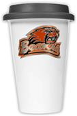 NCAA Oregon State Beavers Ceramic Cup w/Black Lid