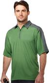 TRI MOUNTAIN Camino Jacquard Knit 1/4 Zip Polo