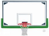 Gared Master 72" Glass Baskeball Backboard Pkg Gared Master 72" Glass Baskeball Backboard Pkg