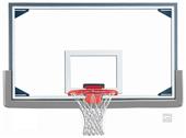 Gared Master 72" Glass Baskeball Backboard Pkg Gared Master 72" Glass Baskeball Backboard Pkg