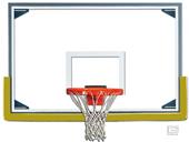 Gared Scholastic 72" Glass Baskeball Backboard Pkg Gared Scholastic 72" Glass Baskeball Backboard Pkg