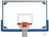 Gared Scholastic 72" Glass Baskeball Backboard Pkg Gared Scholastic 72" Glass Baskeball Backboard Pkg