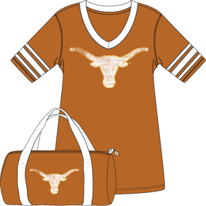 TEXAS ORANGE/WHITE