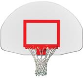 Gared 1245T 35" x 54" Fan Shape Steel Backboards Gared 1245T 35" x 54" Fan Shape Steel Backboards