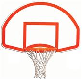 Gared 1266B 35" x 54" Fan Shape Steel Backboards Gared 1266B 35" x 54" Fan Shape Steel Backboards