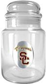 NCAA USC Trojans Glass Candy Jar
