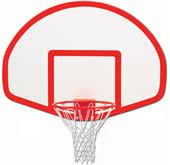 Gared 39" x 54" Fiberglass Fan-Shaped Backboards Gared 39" x 54" Fiberglass Fan-Shaped Backboards