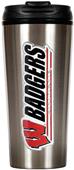 NCAA Wisconsin Badgers 16oz Travel Tumbler