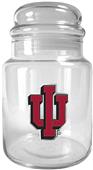 NCAA Indiana Hoosiers Glass Candy Jar