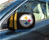 Fan Mats Pittsburgh Steelers Small Mirror Covers Fan Mats Pittsburgh Steelers Small Mirror Covers