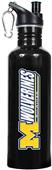 NCAA Michigan Wolverines Black Water Bottle