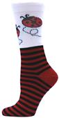 Red Lion Ms. Bug Ladybug Athletic Crew Socks