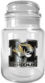 NCAA Missouri Tigers Glass Candy Jar