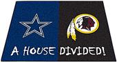 Fan Mats Cowboys-Redskins House Divided Mat
