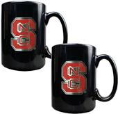 NCAA N.C. State Ceramic Mug (Set of 2)