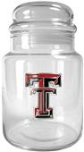 NCAA Texas Tech Red Raiders Glass Candy Jar