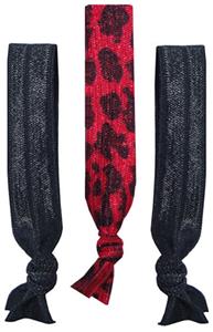 1 RED/BLACK ANIMAL PRINT/2 BLACK