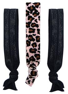 1 LT. PINK LEOPARD PRINT & 2 BLACK