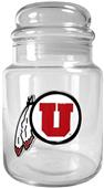 NCAA Utah Utes Glass Candy Jar