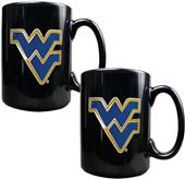 NCAA West Virginia Ceramic Mug (Set of 2)