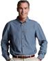 Men Womens Button Down Collar Chambray Shirts