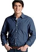 Charles River Straight Collar Chambray Shirts Charles River Straight Collar Chambray Shirts