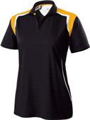 Holloway Catalyst Ladies Textured Stripe Polo
