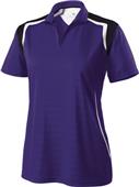 Holloway Catalyst Ladies Textured Stripe Polo