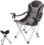 Picnic Time Reclining Camp Chair with Footrest