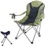 Picnic Time Reclining Camp Chair with Footrest