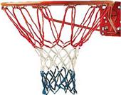 Champion Red/White/Blue Economy Basketball Net-4mm Champion Red/White/Blue Economy Basketball Net-4mm