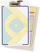 Champion Baseball/Softball Dry Erase Clipboard Champion Baseball/Softball Dry Erase Clipboard