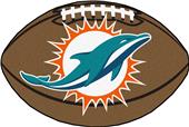 Fan Mats Miami Dolphins Football Mat