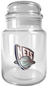 NBA New Jersey Nets Glass Candy Jar