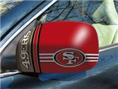 Fan Mats San Francisco 49ers Small Mirror Cover Fan Mats San Francisco 49ers Small Mirror Cover