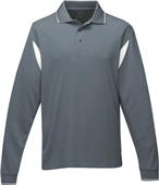 TRI MOUNTAIN Mens Action Long Sleeve Polo TRI MOUNTAIN Mens Action Long Sleeve Polo