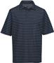 TRI MOUNTAIN Mens Dublin Wide Stripe Polo