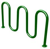 Gared Permanent Loop-Style Bike Racks Gared Permanent Loop-Style Bike Racks