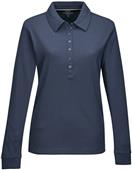 Long Sleeve Stamina Womens Waffle Knit Polo Long Sleeve Stamina Womens Waffle Knit Polo