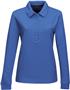 Long Sleeve Stamina Womens Waffle Knit Polo