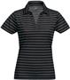 Tri Mountain Lady Dublin Poly Wide Stripe Polo